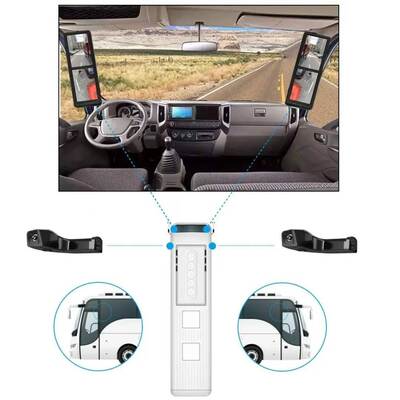 Kualitas  Large 15.88Inch 2.5D Touch Screen Electronic Rearview Mirror With Waterproof Reverse Backup Camera Monitor for Yutong Bus pabrik