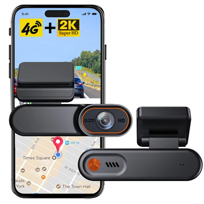 kualitas  4G LTE 2K HD Dash Cam with Infrared Night Vision for Vehicle DVR and Car Camera pabrik