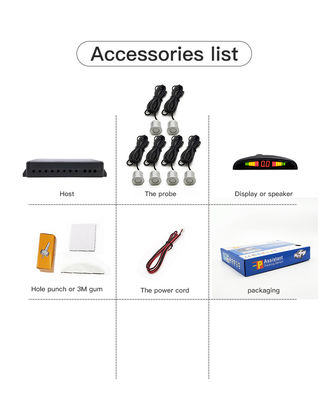 Smart Parking Location Sensor Parkir Mobil, Deteksi depan dan belakang, Asisten Parkir Otomatis, Perangkat Keamanan Parkir Kendaraan, Sensor Mobil Universal