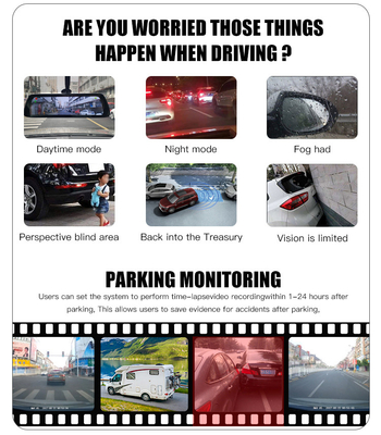 Sistem Kamera Mobil Sony IMX307 360 Kamera Dash HD 1080P Dengan Penglihatan Malam