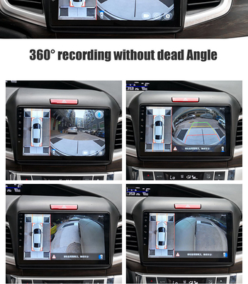 Sistem Navigasi Multimedia Mobil Cadangan RV Kabel 10in Layar Split Ganda 9 Hingga 36V
