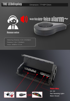 Universal Car Backup Radar Auto Reversing Sensors Weatherproof IP67