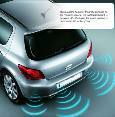 LED Display Car Parking Sensor Kit 4 Ultrasonik Reverse Sensor IP68 Waterproof Safety Driving Assistant untuk Perlindungan Parkir Kendaraan