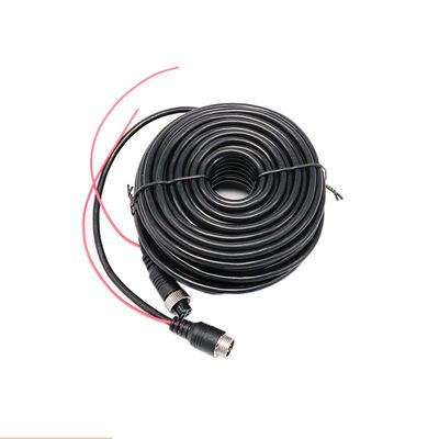 Kabel Ekstensi Penerbangan 1m 3m 5m 10m Konektor Pria Wanita Opsional 4 Pin Tembaga PVC untuk Truk Bus Trailer Van