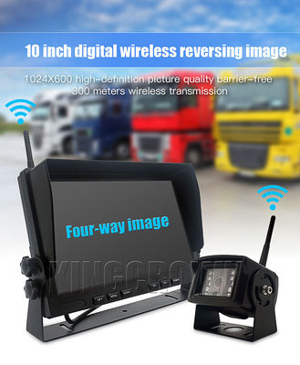 DC 12V-24V 7 Inch Wireless LCD Monitor Night Vision Wireless Backup Camera Parking System untuk RV Truck Trailer Bus 1 Tahun