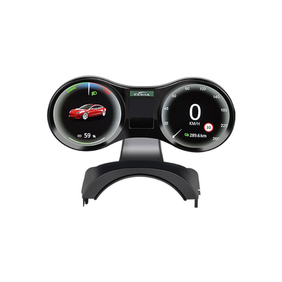 SUV Tesla Digital Dashboard OBD2 HUD Tampilan Layar LCD Multi Gauge