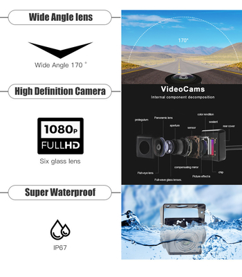 ODM Night Vision Kamera Mobil Seamless Auto Vehicle Security 360 Bird View System