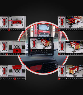 Sistem navigasi tugas berat dengan bantuan parkir real-time dan kamera AHD 1080P