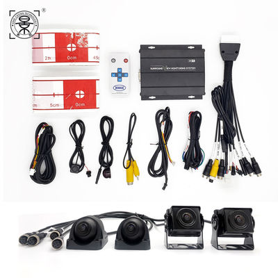 Smartour 1080P AHD 360 derajat Panoramic Bird View System Waterproof Car DVR Recording Parking Aid Kit Kamera Belakang untuk Truk Bus RV