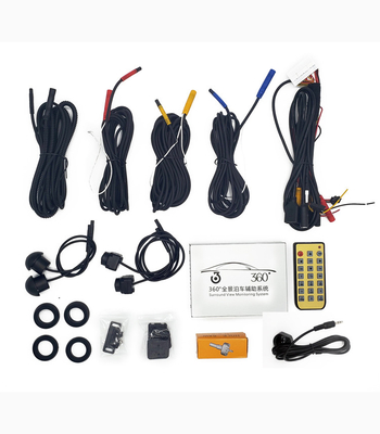1080P 4xHD Wired Backup Camera Split Screen Monitor Dengan Rekaman Untuk Truk RV