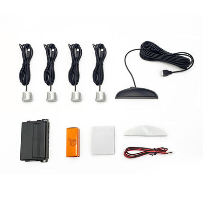 Airproof Vehicle Security Reverse Backup System LED Display Mobil 4 Parking Sensor dengan Sensitivitas yang disesuaikan Alat Bantuan Reversing