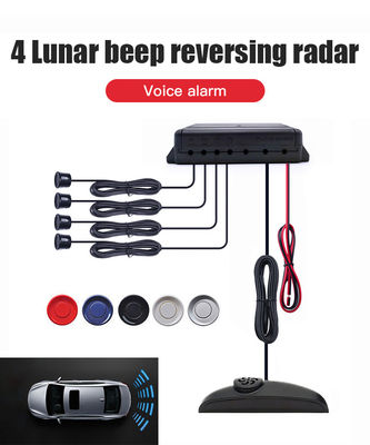 Airproof Vehicle Security Reverse Backup System LED Display Mobil 4 Parking Sensor dengan Sensitivitas yang disesuaikan Alat Bantuan Reversing
