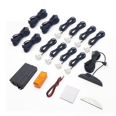 Sensor Parkir LED Otomatis Parktronic Mobil Dengan 8 Sensor, Sistem Detektor Buzzer Mundur Radar Parkir untuk BMW Seri 3
