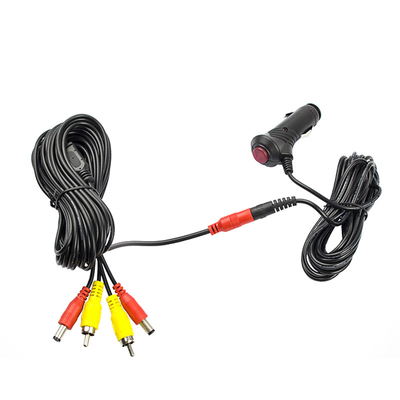 Kabel Ekstensi Pemantik Rokok Mobil 12 Volt Memimpin 3m Menghubungkan Monitor Dan Kamera
