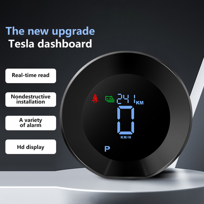 HUD 4.3 ''Layar Sentuh Tesla Digital Dashboard Cluster Instrumen LCD Kustom