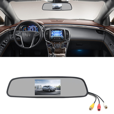 4.3in LCD Rear View Mirror Monitor Kit Kamera Cadangan LED 170deg Tahan Air