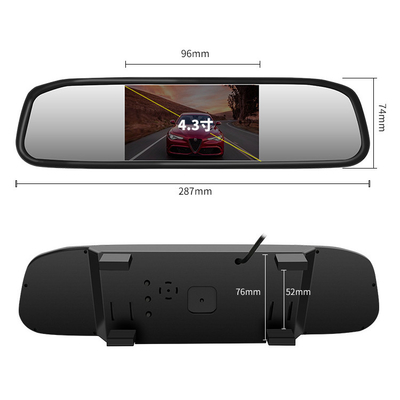 4.3 &quot;TFT LCD Rear Mirror Backup Camera Dengan Mirror Monitor Temp Compass Display​
