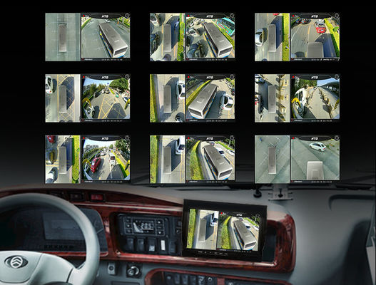 Lensa anti kabut sudut lebar Kamera keamanan kendaraan komersial Universal Blind Spot Monitor