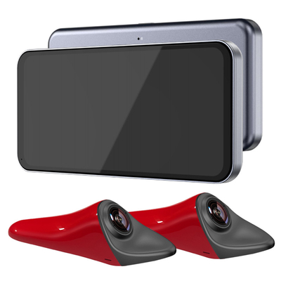 2 Saluran Dashboard Kamera Mobil Dvr dual 720P Rear View Mirror Recorder Video Night Vision