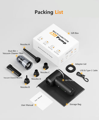 Penyedot Debu Mobil 12V Portabel dengan Kabel Daya 16 Kaki dan Aksesori Detail untuk Interior Kendaraan