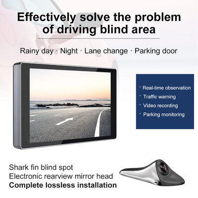 Sistem pemantauan titik buta mobil universal dengan sensor 720P dan input video CVBS/AHD
