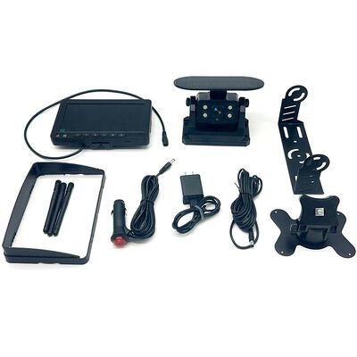 Mobil Reversing Aid Rear View Camera, Night Vision Waterproof WiFi Wireless Magnetic Camera dengan Daya Surya & Baterai untuk RV / Truk
