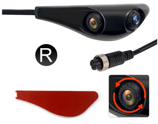 2 in 1 AHD 1080P Kamera Tampilan Sisi Mobil Sistem Pemantauan Titik Buta Waterproof Tidak Ada Pengeboran Mudah Pasang Kamera Keamanan Kendaraan