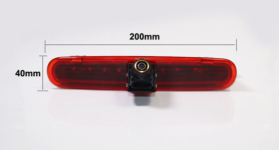 Kamera Mundur Lensa Fisheye AHD 1080P 170°, Kamera Lampu Rem LED untuk Volkswagen VW Caddy Panel Life 2003-2019 OEM