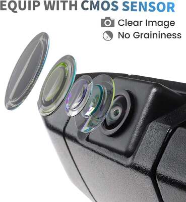 Handle kamera belakang untuk Toyota Tacoma Pickup Mudah instalasi dan titik buta