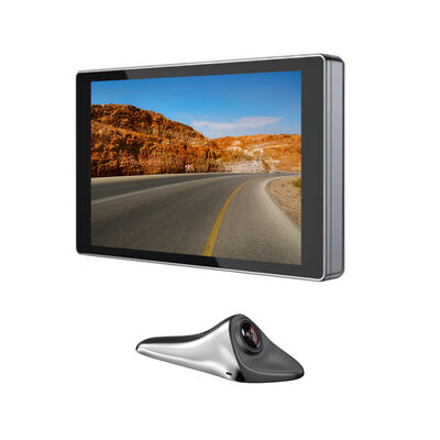 Sistem Tampilan Zona Buta dengan Kamera Tampilan Belakang Shark Fin dan Layar LCD 5 Inci untuk Pemantauan Titik Buta 150°