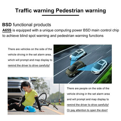 Kamera Belakang AHD 1080P Canggih dengan Desain Sharkfin dan Layar 6,25 inci untuk Parkir dan Kesadaran Titik Buta