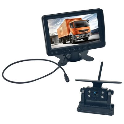 Sistem Kamera 4CH yang Dapat Disesuaikan dengan Layar 7 Inci untuk Kendaraan | Sistem Pemantauan Quad View HD untuk Grosir dan Eceran