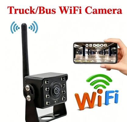 12-24V Truck Universal WiFi Camera, Mobile Internet Bus Mounted Waterproof Wireless Cam, High-Definition Infrared Night Vision untuk MAN