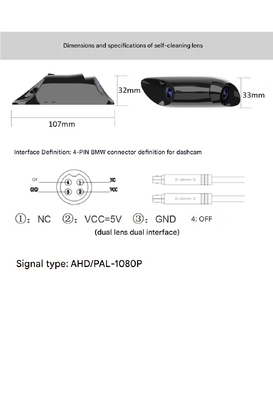 Dual-Lens 1080P Electronic Rearview Mirror 6 Inch High-Bright Display Ultra-Slim Aluminium Body Waterproof Vehicle Rear View Mirror Camera untuk Mobil