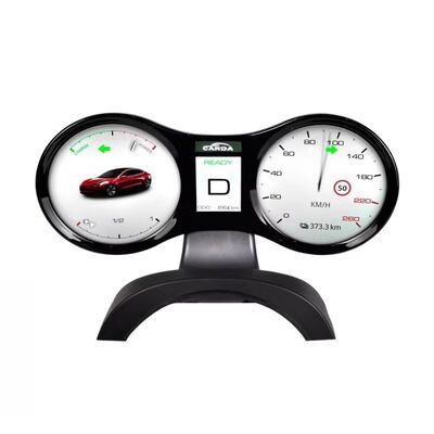 10.2 inci Full LCD Digital Instrument Cluster untuk Tesla Model 3 Model Y dengan 1920 * 720 Resolution Dashboard Display
