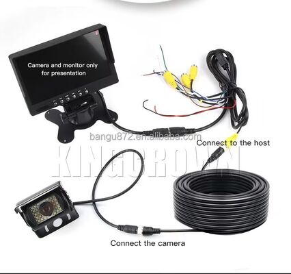 Kabel Konektor Penerbangan 4PIN dengan Inti Tembaga Murni IP67 Desain Waterproof dan Spiral Fleksibel untuk Kamera Kendaraan