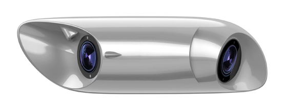 Sistem Cermin Spion Digital IPS 6 Inci 600CD dengan Kamera Sisi Ganda dan Kit Pemantauan Titik Buta Peringkat Tahan Air IP67