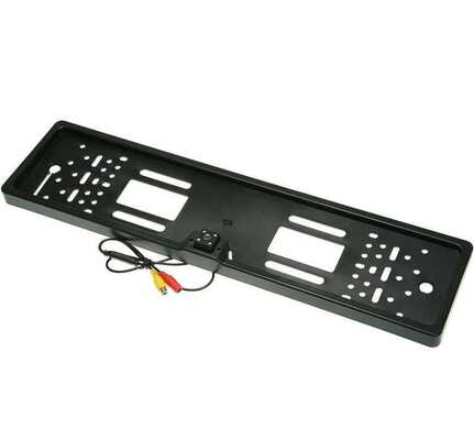Kamera kerangka plat lisensi Eropa UE, Night Vision Car Rear View Backup Reversing Camera untuk mobil Eropa, OEM Tersedia