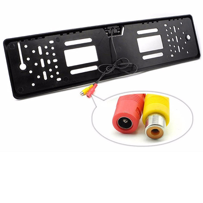Kamera kerangka plat lisensi Eropa UE, Night Vision Car Rear View Backup Reversing Camera untuk mobil Eropa, OEM Tersedia