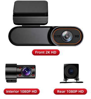 4G LTE 2K HD Dash Cam dengan Infrared Night Vision untuk DVR Kendaraan dan Kamera Mobil